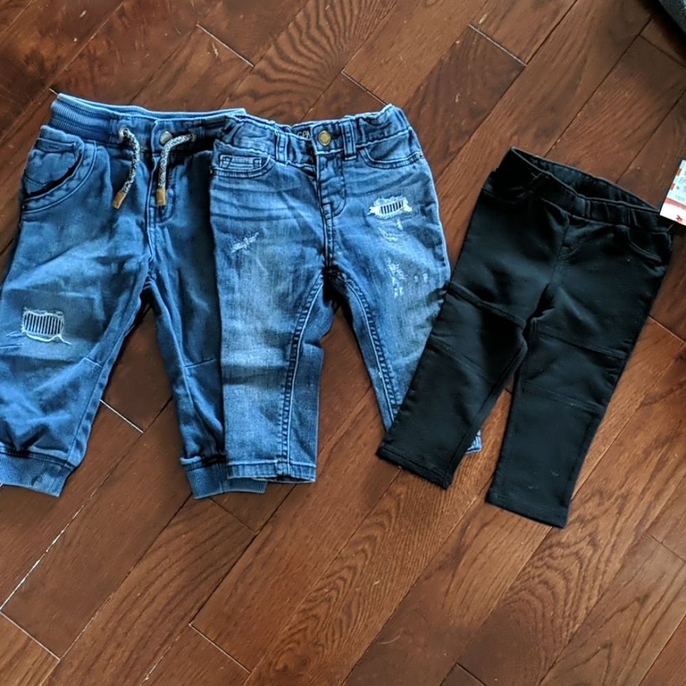 Bundle of 3 Infant Girl  Bottoms Sz 18mth